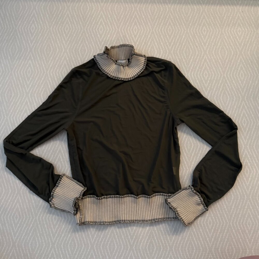 NWT Buckle Sheer Green Shirt Size Large